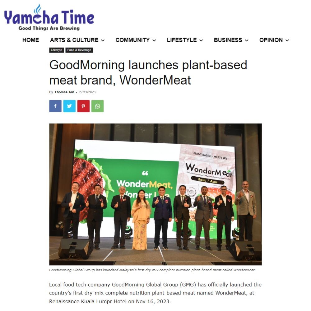 GoodMorning launches plant-based meat brand, WonderMeat